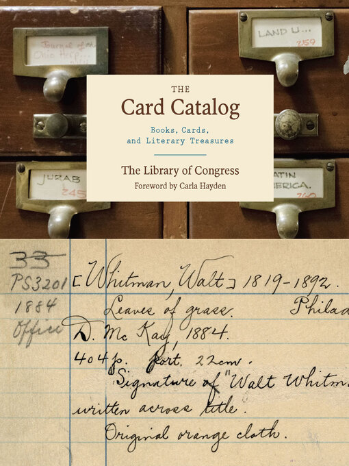 Title details for The Card Catalog by The Library of Congress - Wait list